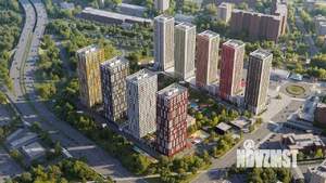 1-к квартира, строящийся дом, 44м2, 2/28 этаж