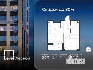 1-к квартира, вторичка, 35м2, 2/10 этаж