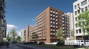 1-к квартира, строящийся дом, 37м2, 5/9 этаж