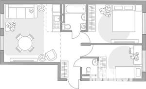 3-к квартира, вторичка, 58м2, 5/6 этаж