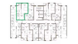 1-к квартира, вторичка, 47м2, 3/9 этаж