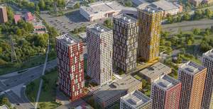 3-к квартира, строящийся дом, 77м2, 2/28 этаж