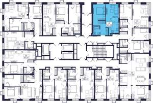 1-к квартира, вторичка, 44м2, 2/28 этаж