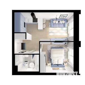 1-к квартира, вторичка, 36м2, 9/9 этаж
