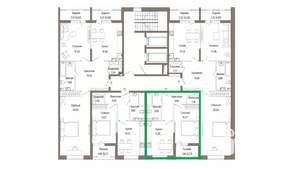 1-к квартира, вторичка, 45м2, 7/9 этаж