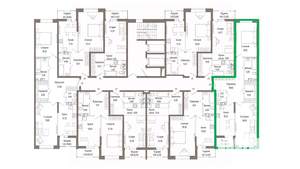 2-к квартира, вторичка, 77м2, 9/9 этаж