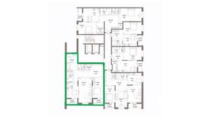 3-к квартира, вторичка, 111м2, 8/9 этаж