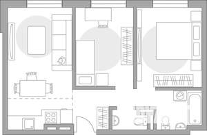 3-к квартира, вторичка, 51м2, 3/6 этаж