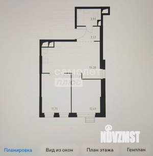 2-к квартира, вторичка, 48м2, 4/34 этаж