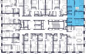 3-к квартира, вторичка, 76м2, 11/28 этаж