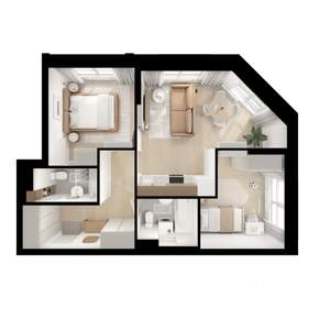 2-к квартира, вторичка, 54м2, 2/9 этаж