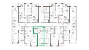 Студия квартира, вторичка, 31м2, 3/9 этаж