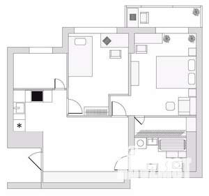 2-к квартира, вторичка, 59м2, 13/29 этаж