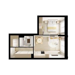 1-к квартира, вторичка, 41м2, 4/9 этаж