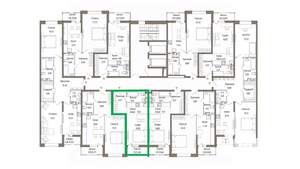 Студия квартира, вторичка, 31м2, 9/9 этаж