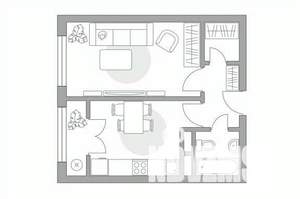 1-к квартира, вторичка, 34м2, 2/8 этаж