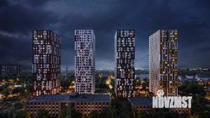 1-к квартира, строящийся дом, 44м2, 3/28 этаж