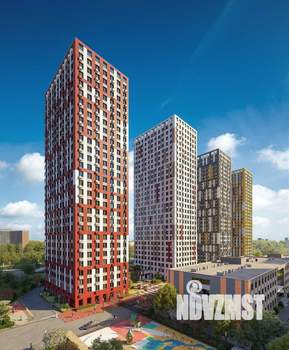 1-к квартира, строящийся дом, 63м2, 3/28 этаж