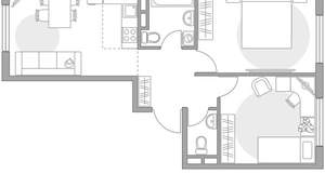 3-к квартира, строящийся дом, 52м2, 2/14 этаж