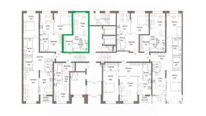 Студия квартира, вторичка, 29м2, 1/10 этаж