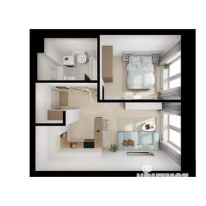 1-к квартира, вторичка, 32м2, 1/9 этаж