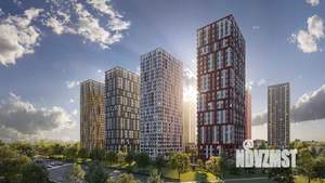 1-к квартира, строящийся дом, 63м2, 26/28 этаж