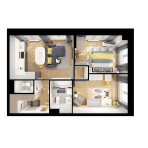 2-к квартира, вторичка, 55м2, 5/9 этаж