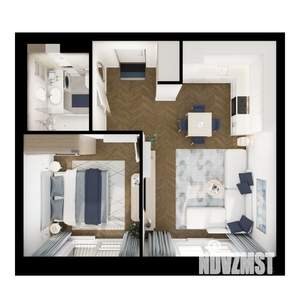 1-к квартира, вторичка, 42м2, 2/9 этаж