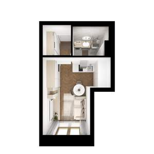 Студия квартира, вторичка, 22м2, 1/9 этаж