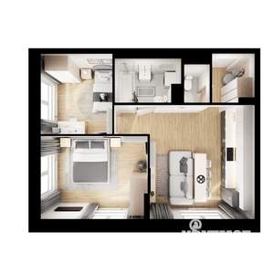 2-к квартира, вторичка, 51м2, 4/9 этаж