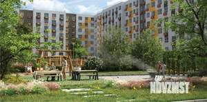 2-к квартира, строящийся дом, 57м2, 8/8 этаж