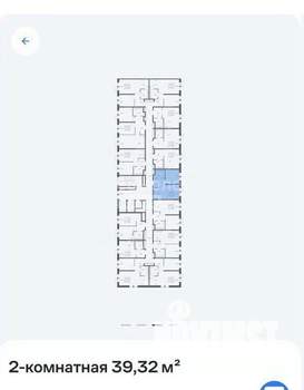 2-к квартира, вторичка, 39м2, 2/25 этаж