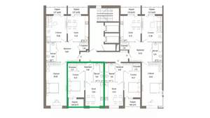 1-к квартира, вторичка, 45м2, 8/9 этаж