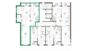 2-к квартира, вторичка, 102м2, 6/10 этаж