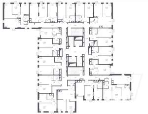 1-к квартира, строящийся дом, 35м2, 21/31 этаж