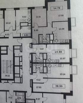 2-к квартира, вторичка, 56м2, 30/35 этаж