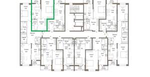 1-к квартира, вторичка, 47м2, 8/9 этаж