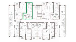 Студия квартира, вторичка, 32м2, 9/9 этаж