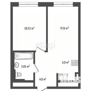 1-к квартира, вторичка, 34м2, 4/24 этаж