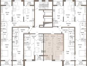 1-к квартира, вторичка, 41м2, 9/9 этаж