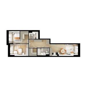 2-к квартира, вторичка, 63м2, 4/9 этаж