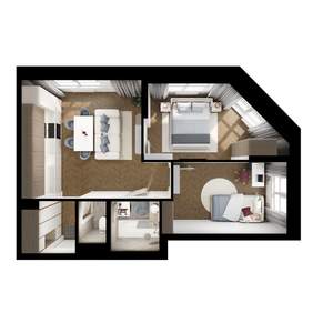 2-к квартира, вторичка, 50м2, 5/9 этаж