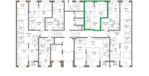 1-к квартира, вторичка, 40м2, 1/9 этаж