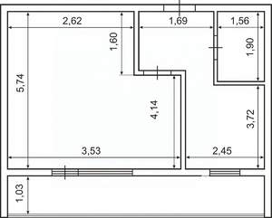1-к квартира, вторичка, 35м2, 15/16 этаж