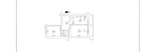 2-к квартира, вторичка, 54м2, 9/9 этаж