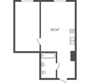 1-к квартира, вторичка, 29м2, 16/30 этаж