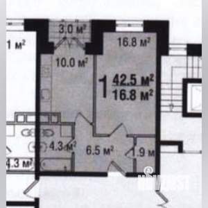 1-к квартира, вторичка, 42м2, 3/4 этаж