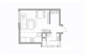Студия квартира, вторичка, 26м2, 11/25 этаж