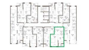 1-к квартира, вторичка, 48м2, 8/10 этаж