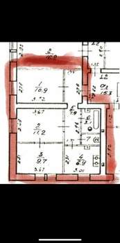 3-к квартира, вторичка, 57м2, 1/3 этаж